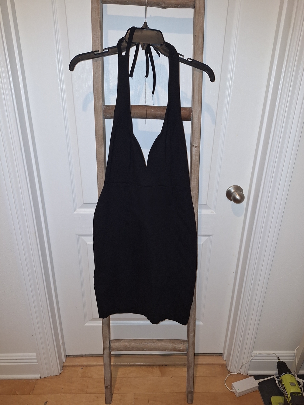 Lulu's Black Backless Bodycon Dress